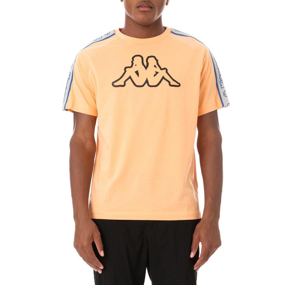Men's Logo Tape Avirec 2 T-shirt - Salmon