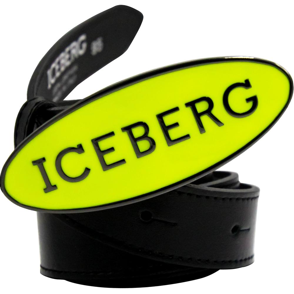 Iceberg Thin Belt Dislodged Neon Green Buckle