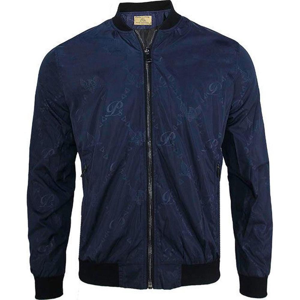 Monogram Wind Breaker Jacket , Blue