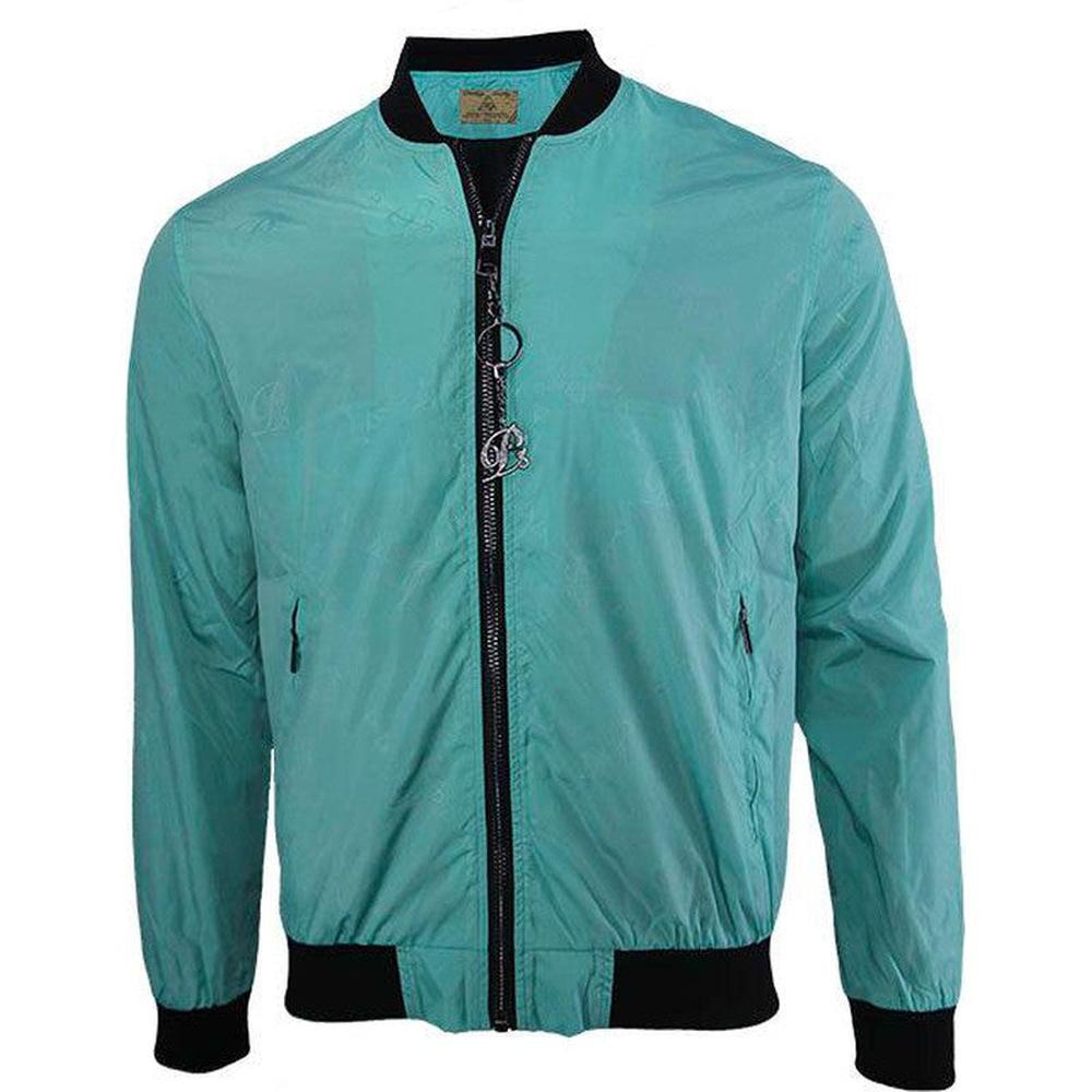 Monogram Wind Breaker Jacket , Teal