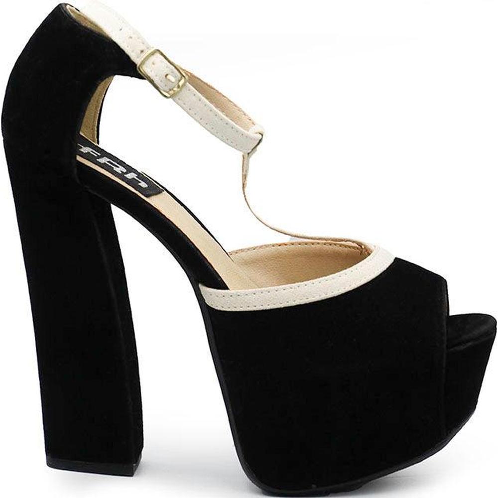 Women's Platform Pumps With Open Toe