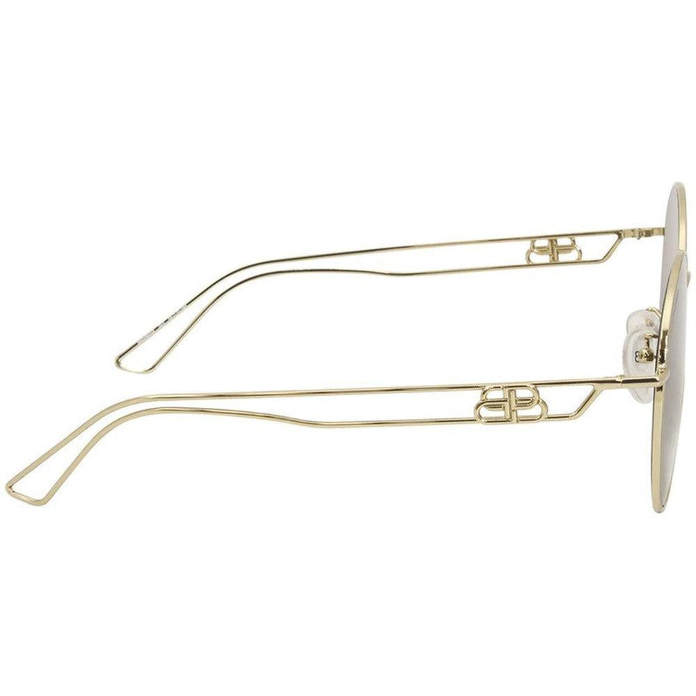 Balenciaga BB0060SK Sunglasses Gold-gold-Brown - Krush Clothing