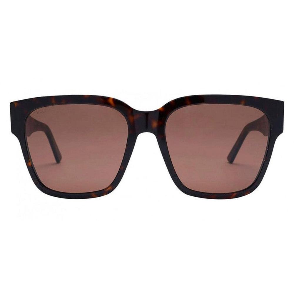 Balenciaga BB0056S Sunglasses Havana-Havana-Brown - Krush Clothing