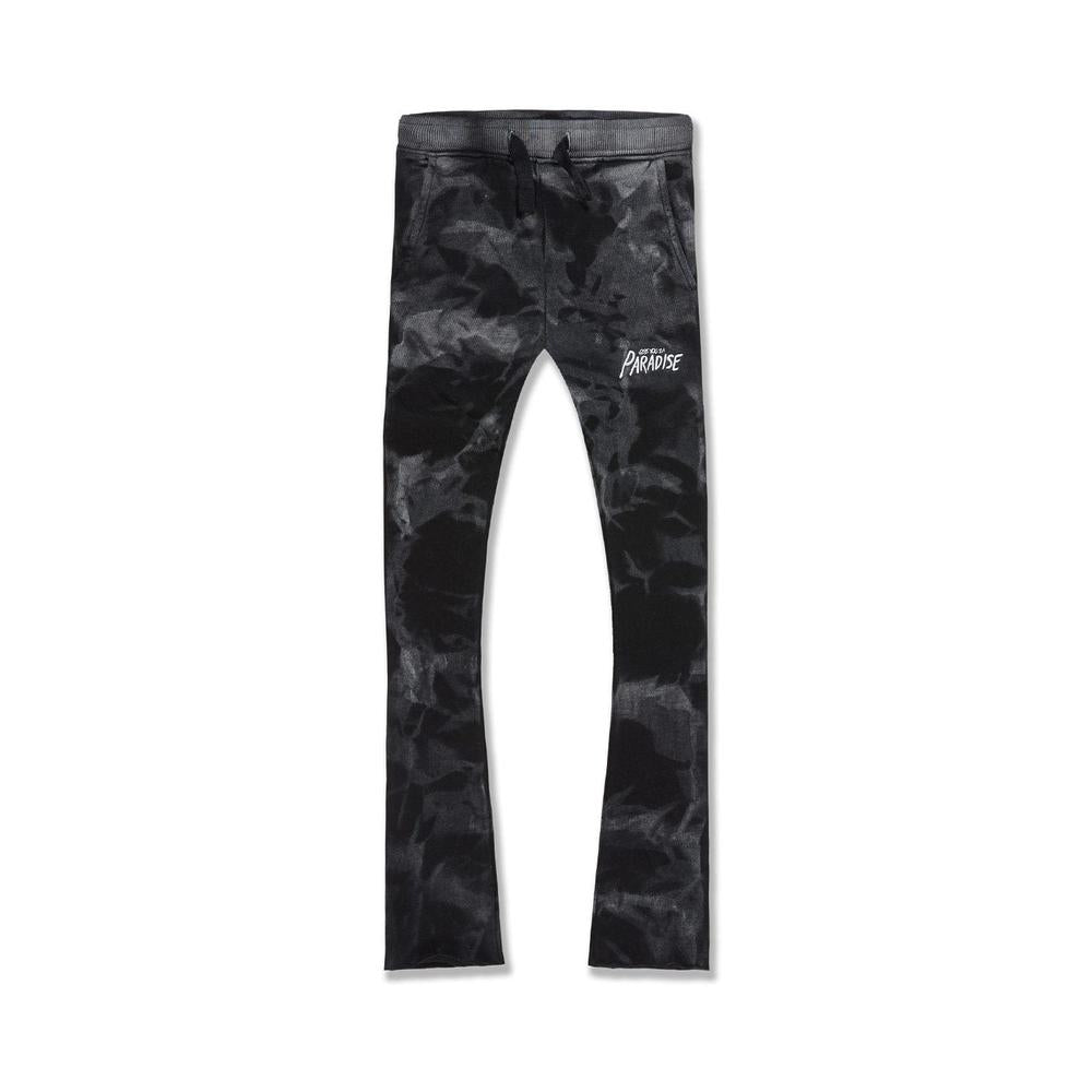 Kid's Surfside Stacked Sweatpants, Black