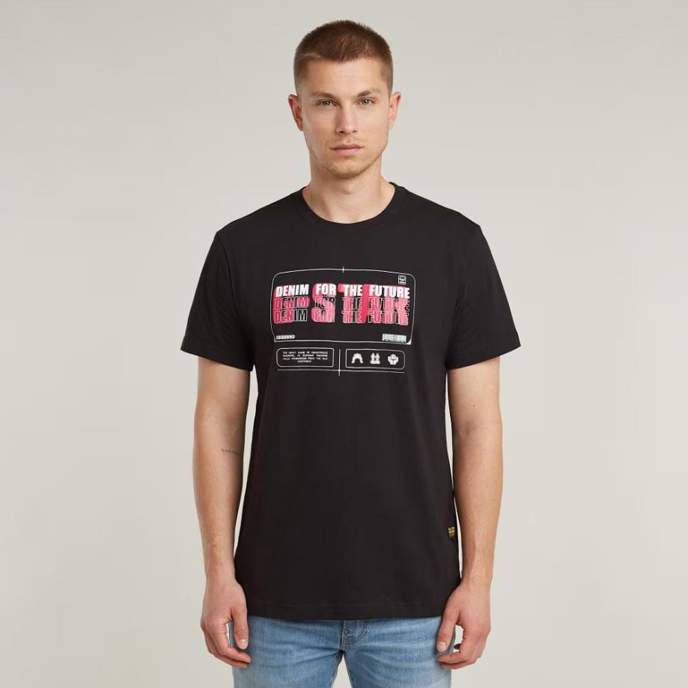 Men's Flyer Graphic T-Shirt, Black