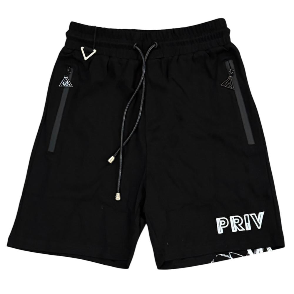 Men's Glory Shorts, Black / White