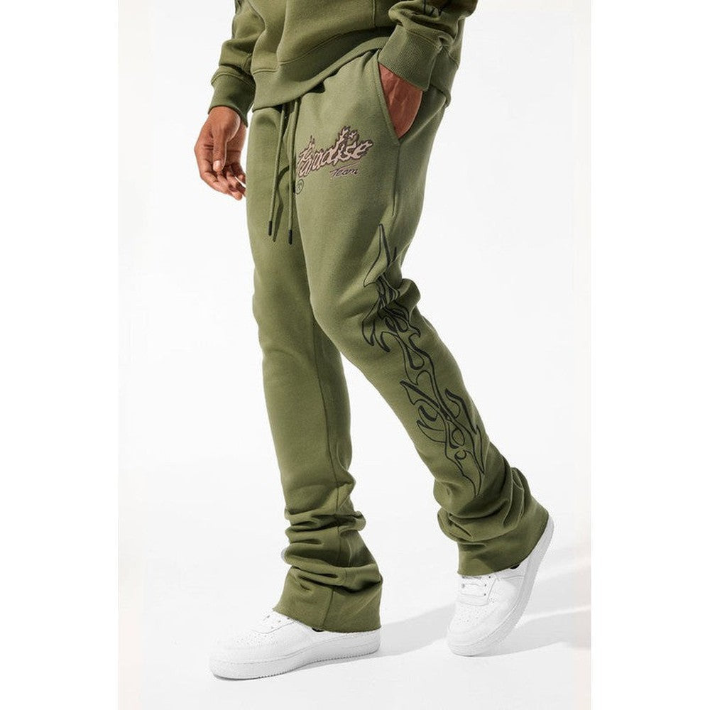 Men's Paradise Tour Stacked Sweatpants, Sage