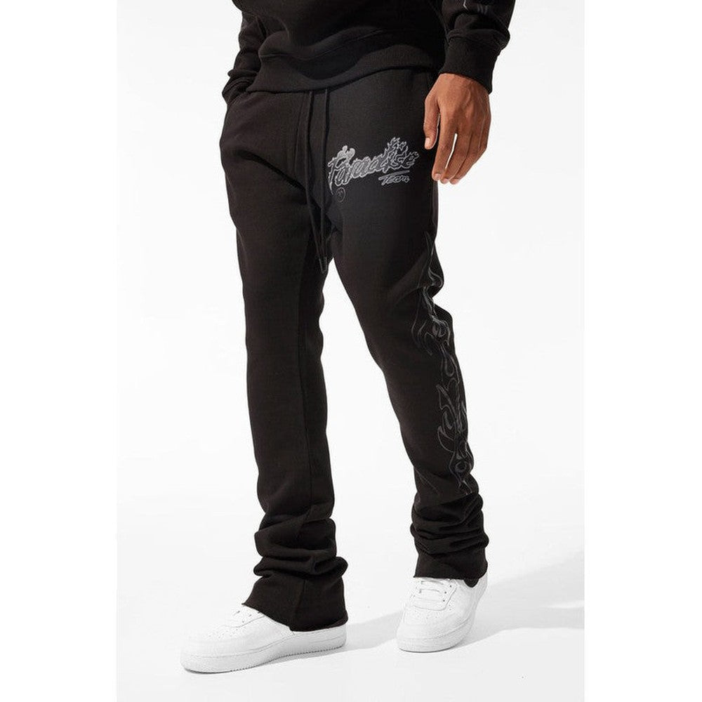 Men's Paradise Tour Stacked Sweatpants, Noir