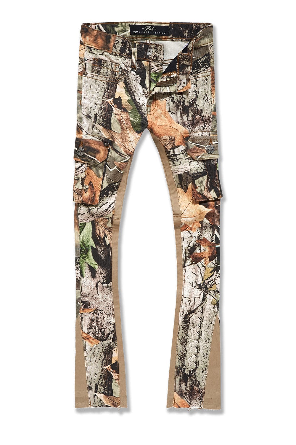 Kid's Stacked Camo Cargo Denim, Real Tree