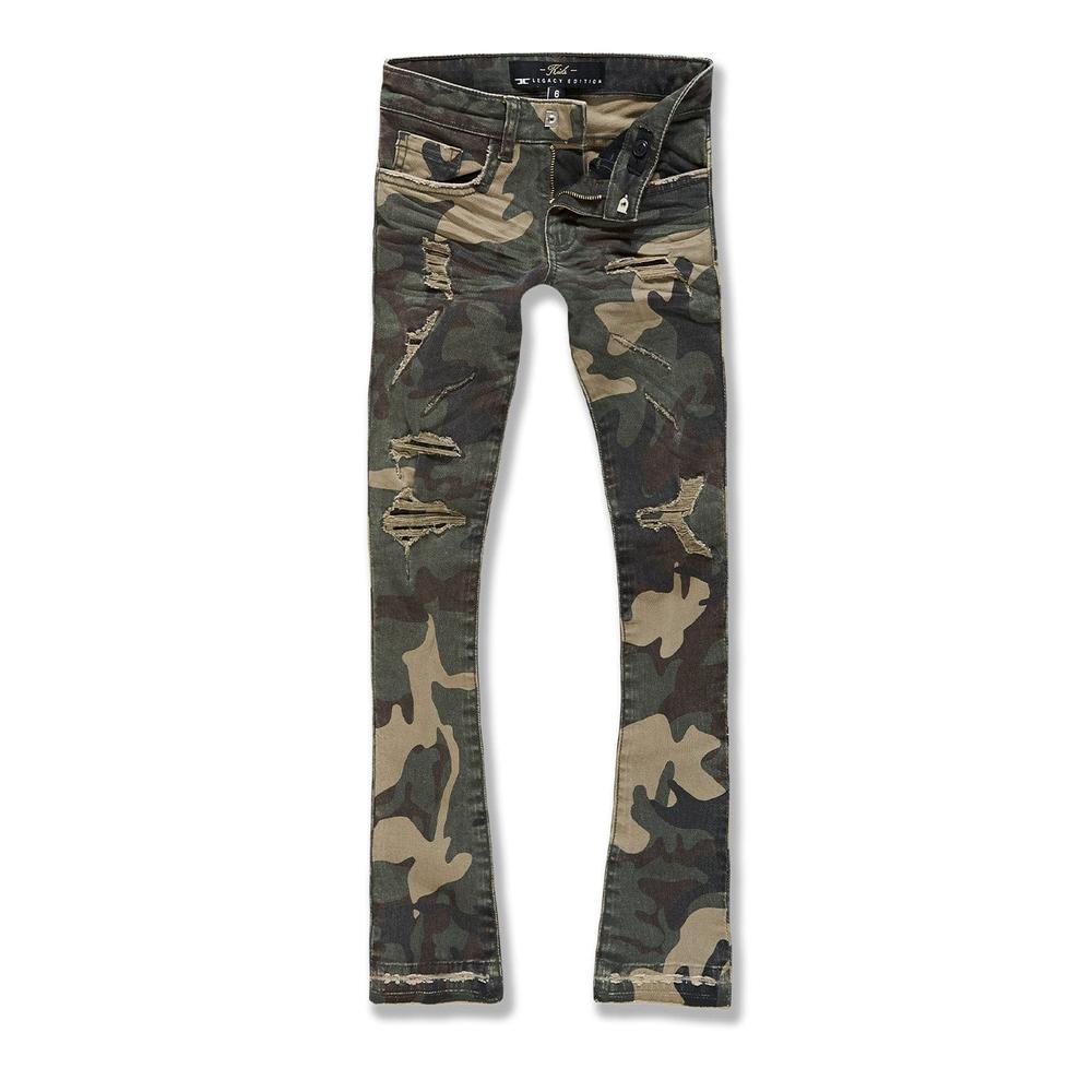 Kid's Stacked Tribeca Twill Pants, Woodland