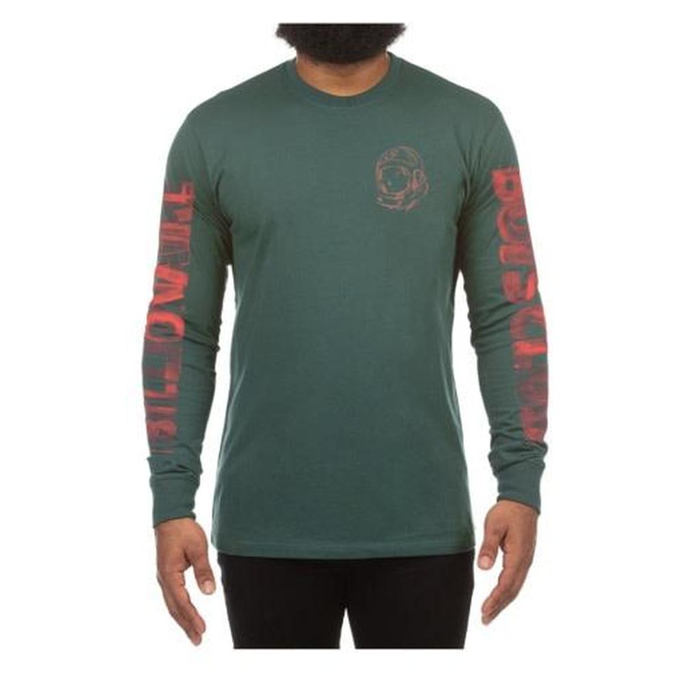 Men's BB Gouache Helmet LS Tee, Sage Brush Green