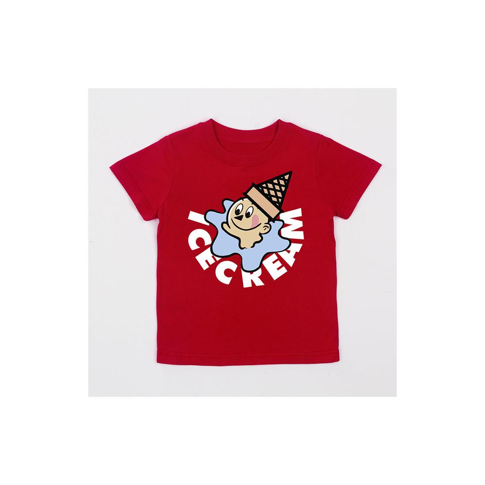 Kid's Drop SS Tee, Haute Red