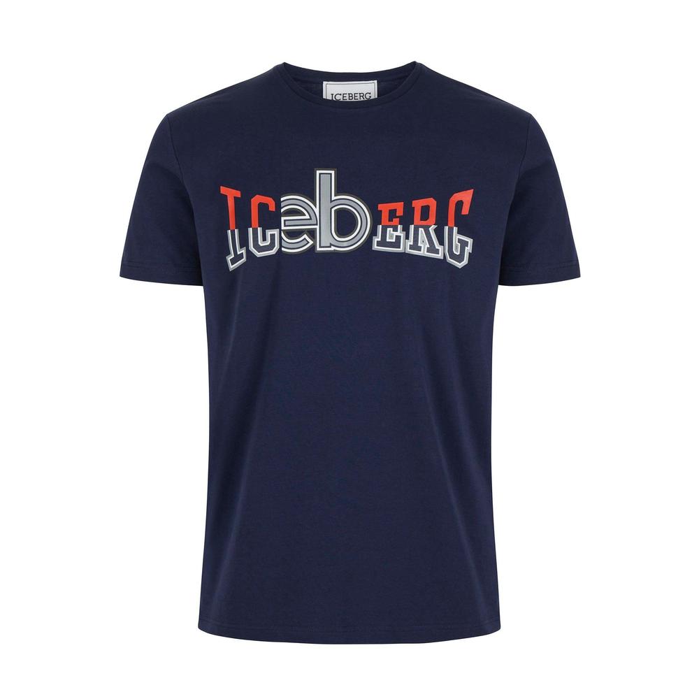 Men's 3D Logo Navy T-Shirt - Krush Clothing