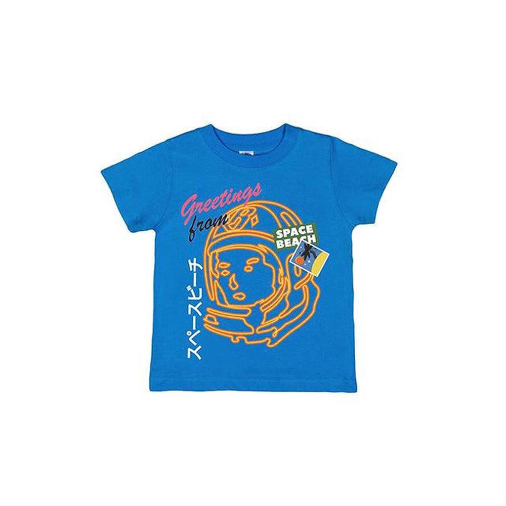 Kid's BB Greetings SS Tee Blue Aster