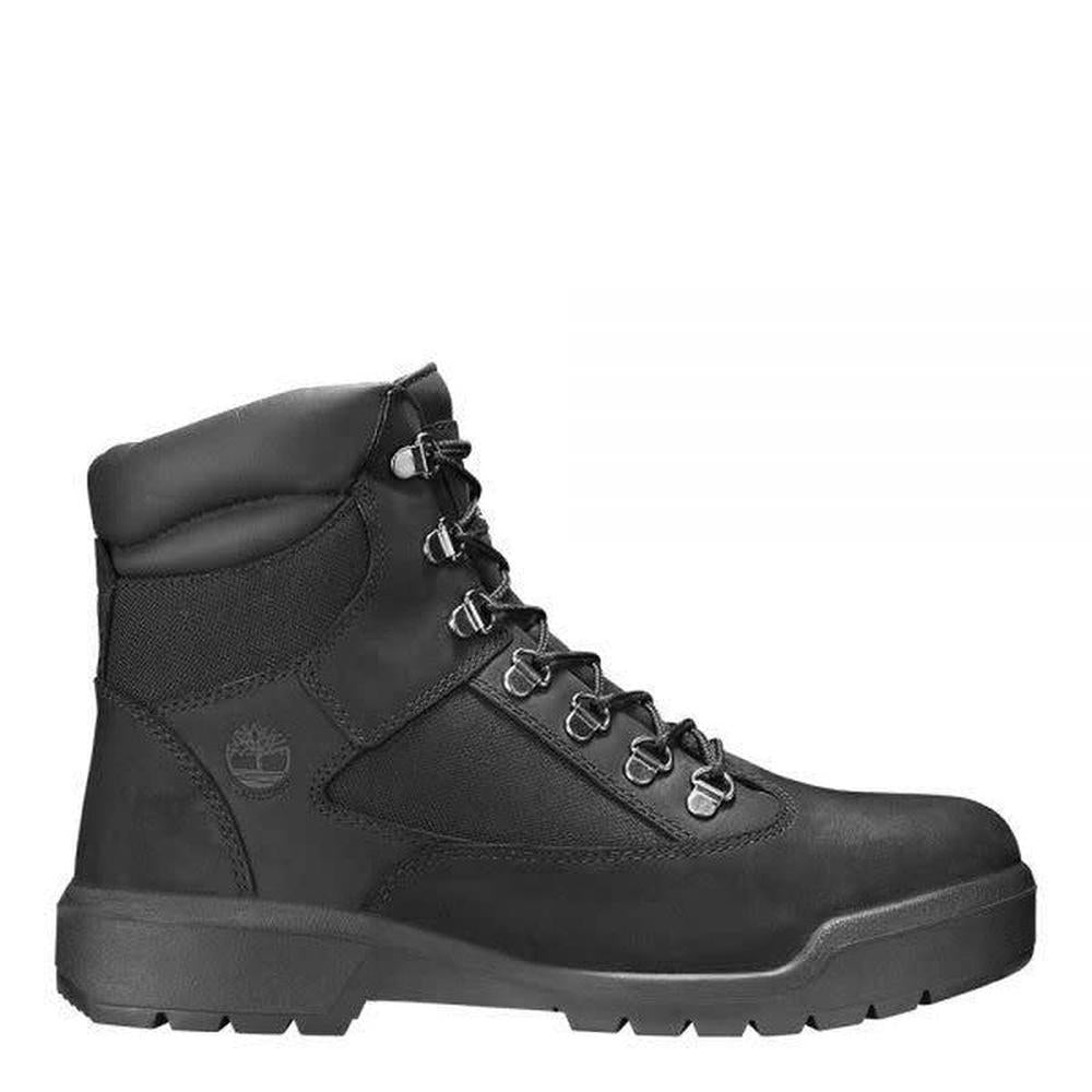 Youth's 6" Field Boots, Black Nubuck - Krush Clothing