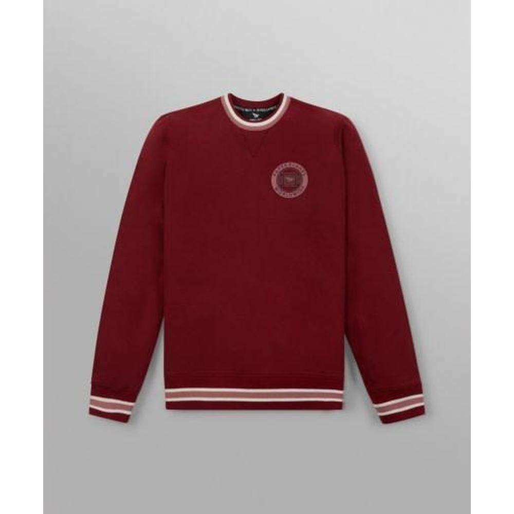 Men's Smooth Landing Crewneck , CABERNET - Krush Clothing