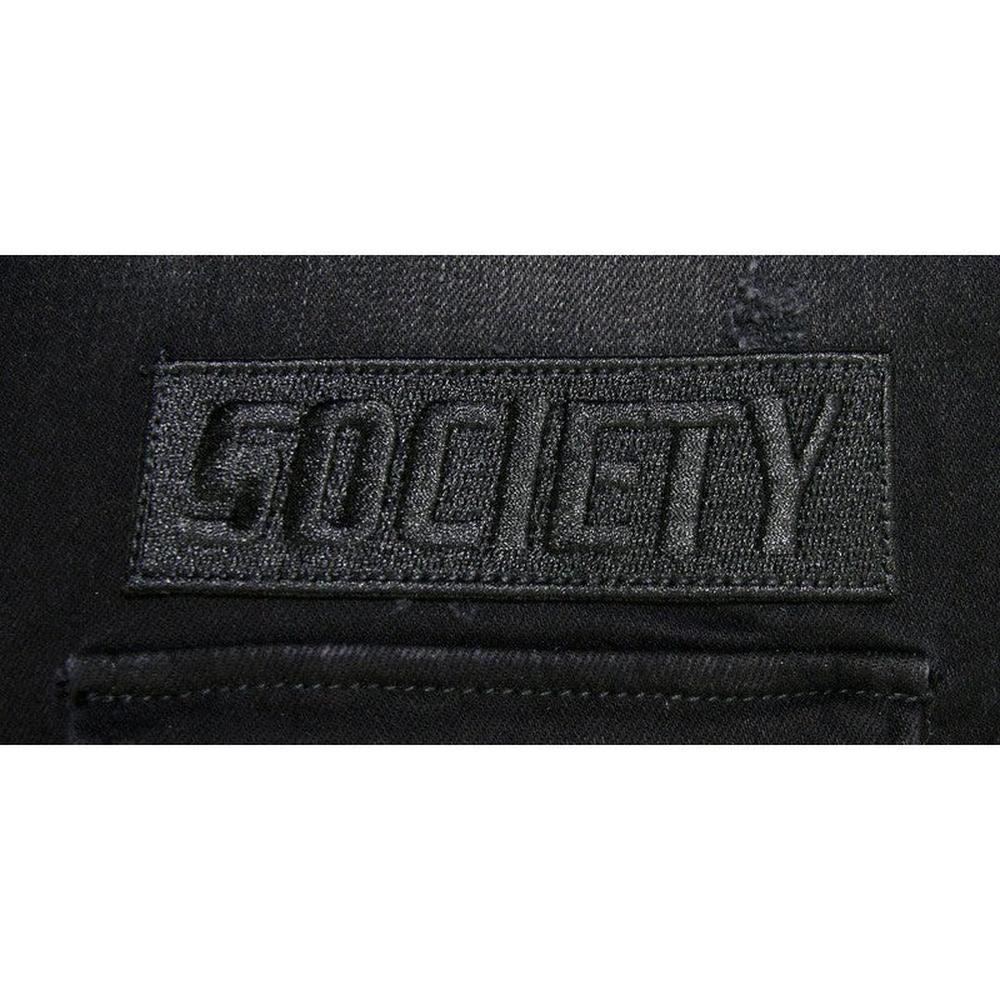 Black Oil Denim Button-Up - Krush Clothing