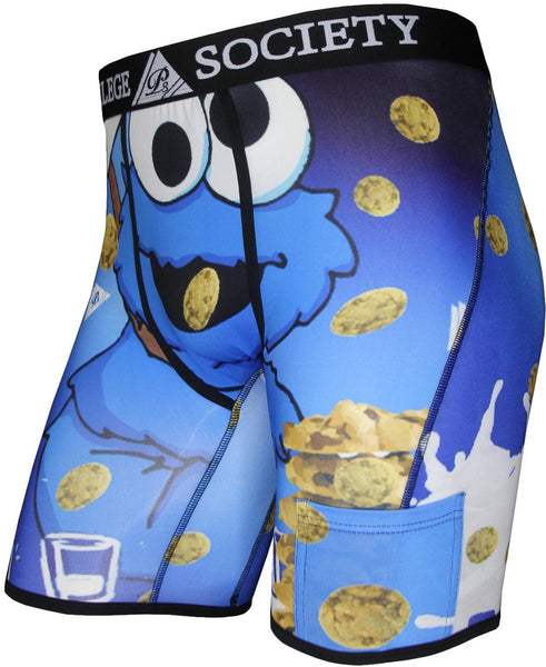 Men's Cookie Monster Boxer Shorts Panties Soft Underwear Homme Novelty Plus  Size Underpants - Boxers - AliExpress