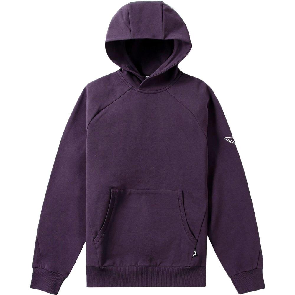 Men's Paper Plane "Solid" Hoodie, Deep Purple - Krush Clothing