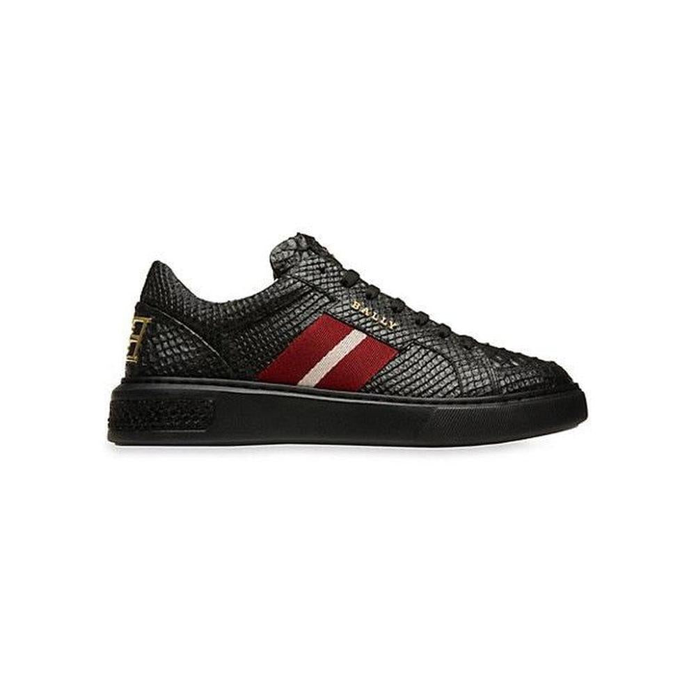 Men's Marell Lizard-Embossed Leather Sneakers – Krush Clothing