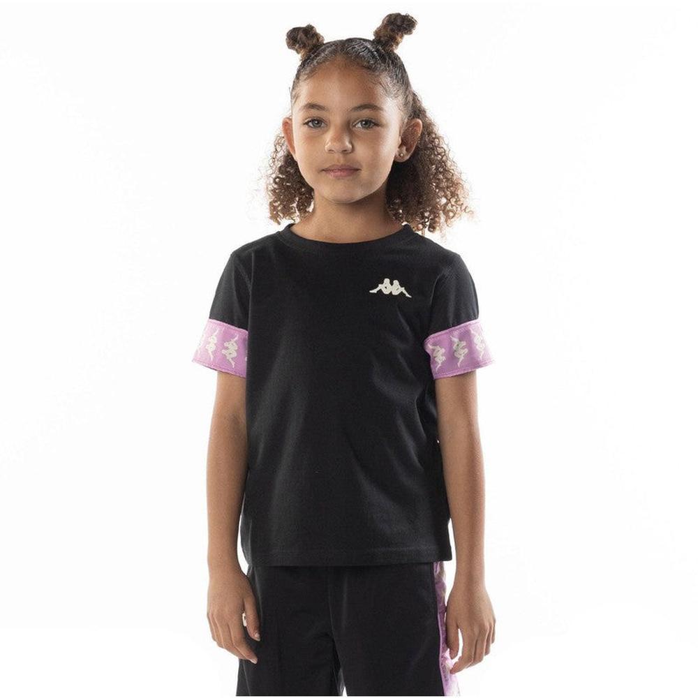 Kid's 222 Banda Niji 2 T-Shirt, Black/Violet/White - Krush Clothing