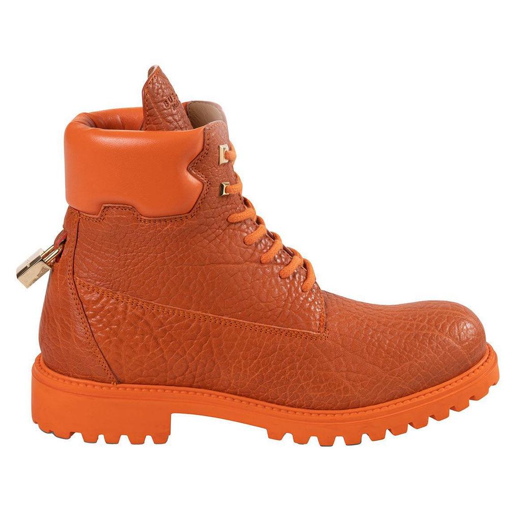 Men's Textured Leather Site Boots
