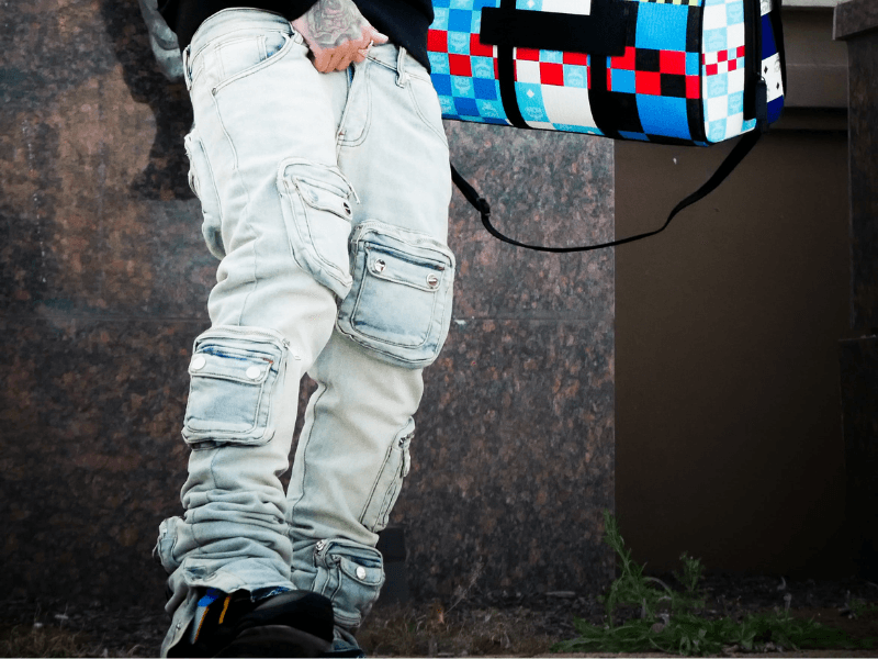 Men's Stacked Pants