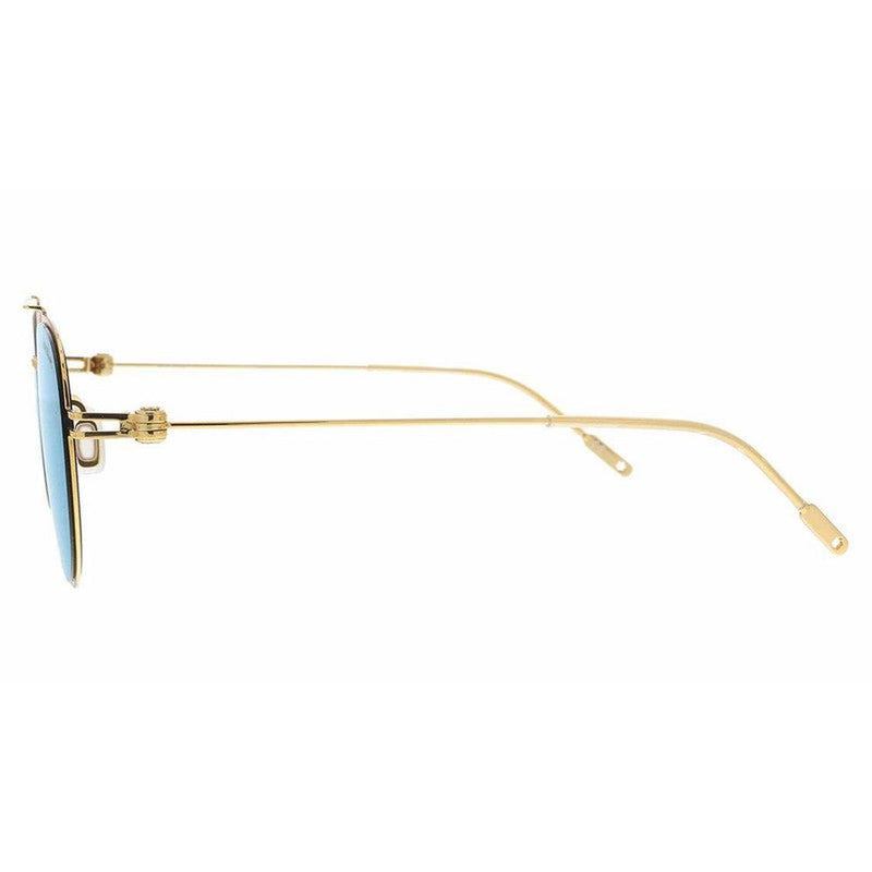 MontBlanc MN0001S Sunglasses, Gold-Gold-Gold