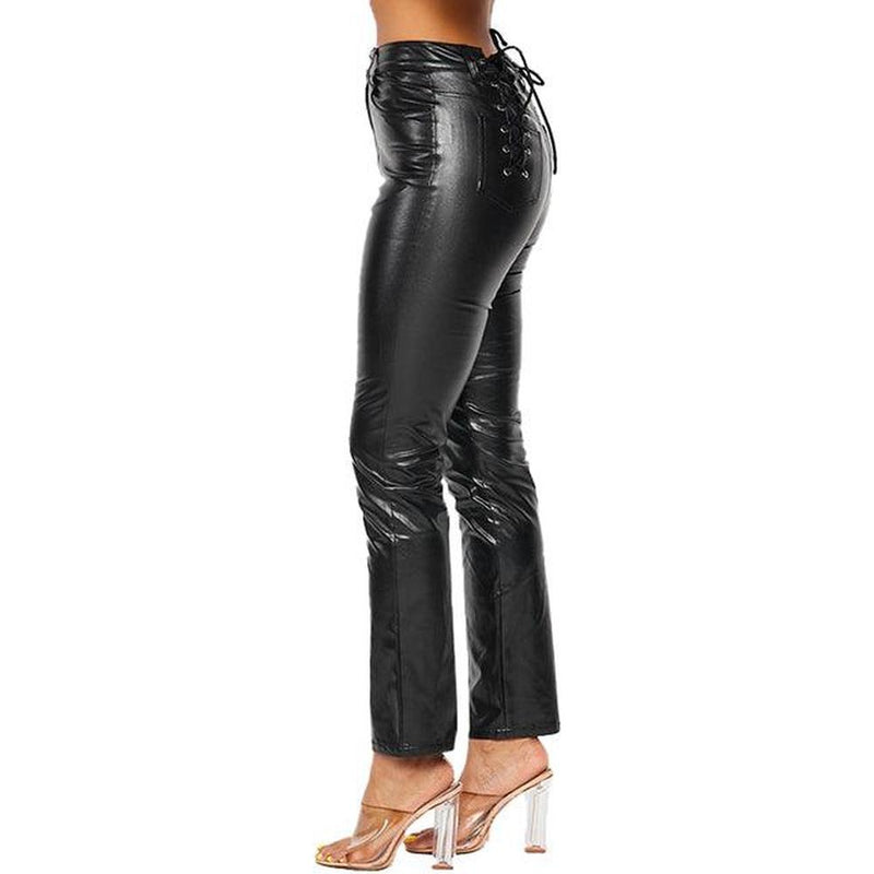 Faux Leather Pants