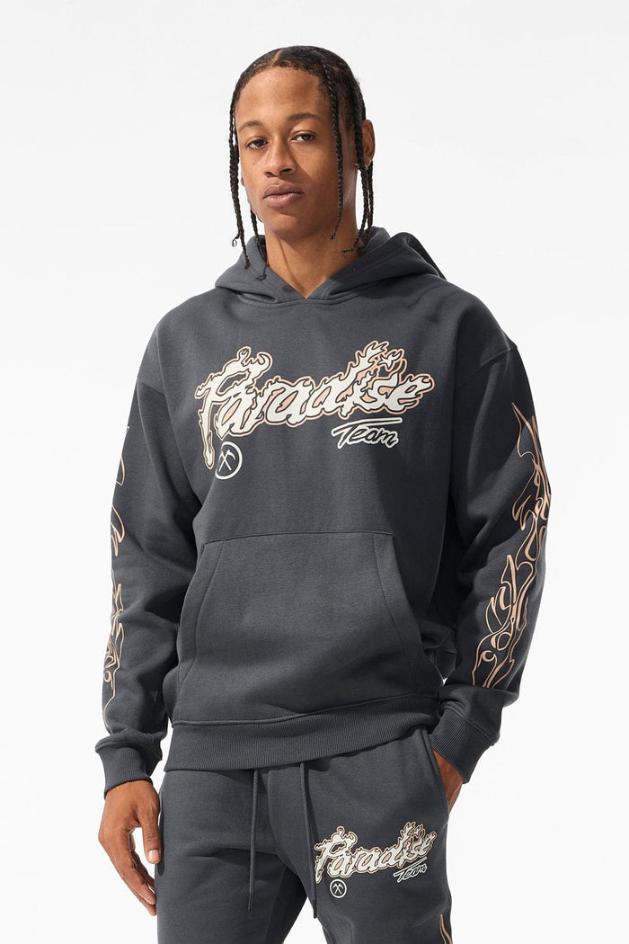 Men's Paradise Tour Pullover Hoodie, Charcoal