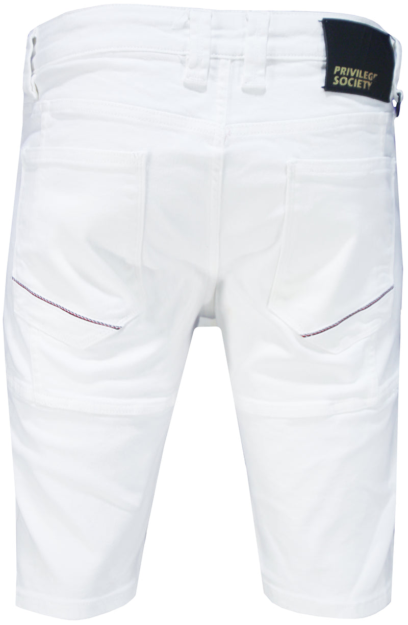 Men's Premium Optic White Shorts