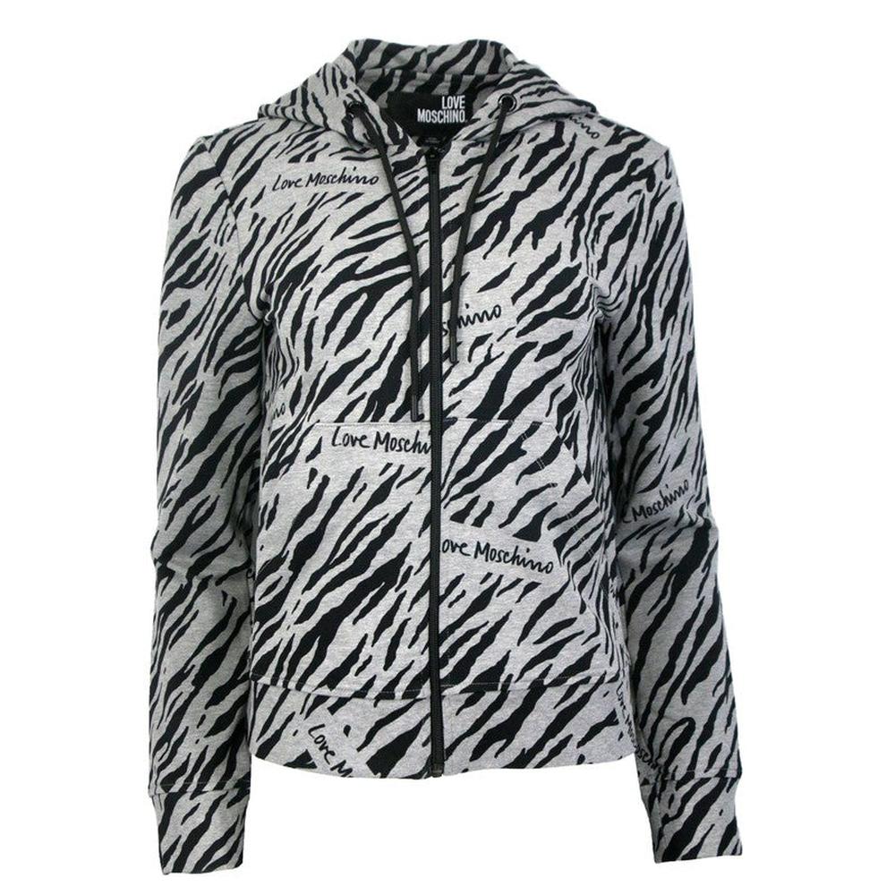 Women's Love Moschino Animal Print Stretch Sweatshirt