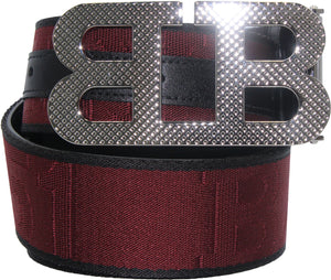 SKU: 6239333
Silver-tone palladium metal mirror B buckle
Fixed and reversible style
Width: 40mm/1.6in
Made in Italy