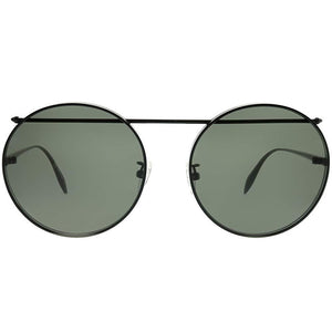 Alexander Mcqueen AM0137SA Sunglasses , Black-Black-Grey