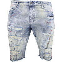 Boy's Sparta Striped Denim Shorts