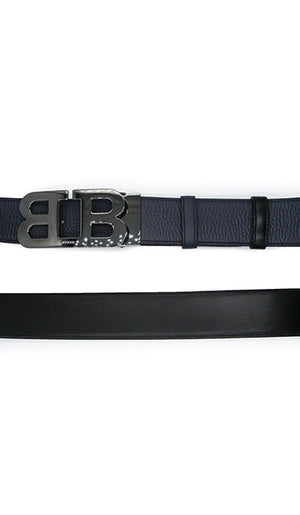 Men's Mirror B 40 Reversible Belt Midnight