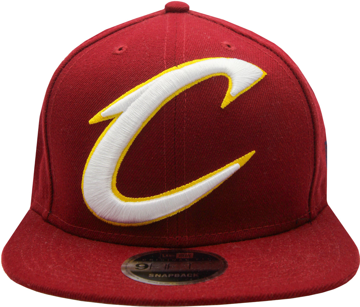 New Era: Cleveland Cavaliers Large Logo Snapback Burgundy