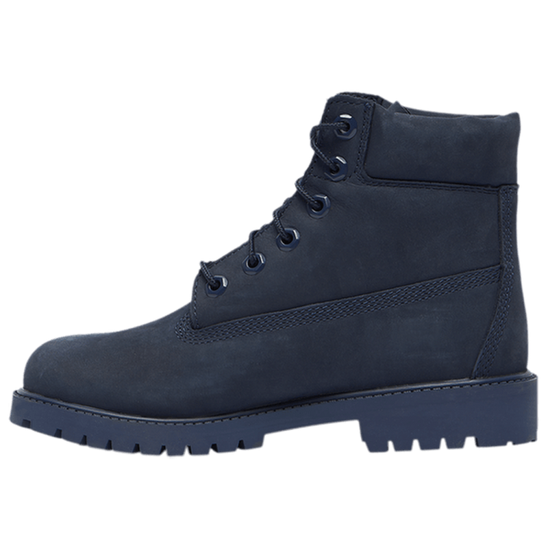 Juniors 6" Premium Nubuck Waterproof Boots, Navy Nubuck