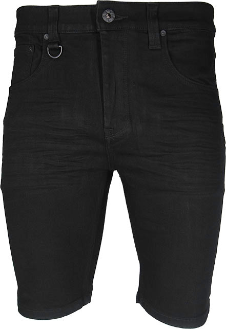 Privilege Society Men's Black 777 Denim Shorts