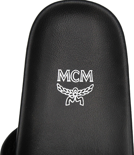 MCM Men's Reflective Logo Slides