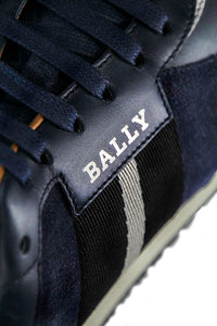 Bally Men's Aston New Stripe Leather Sneaker
