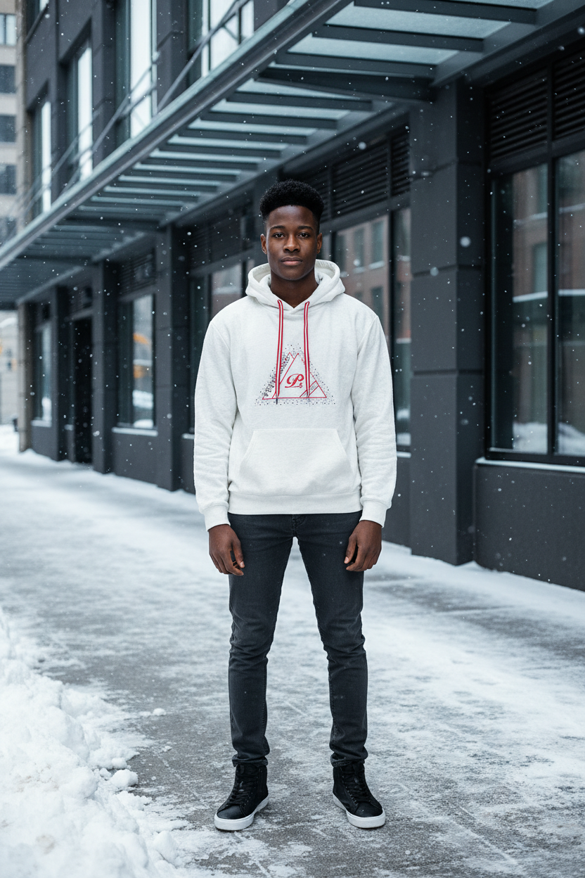 Men's Gemma Pullover Hoodie, White