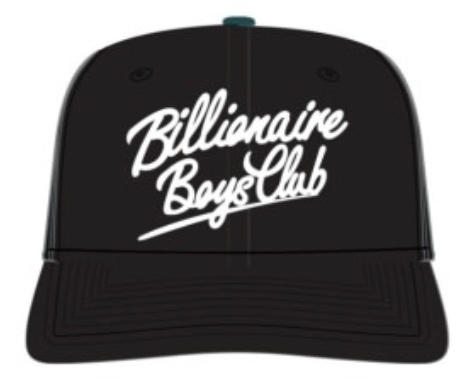BB script snapback, black