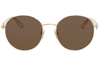 Balenciaga BB0060SK Sunglasses Gold-gold-Brown - Krush Clothing