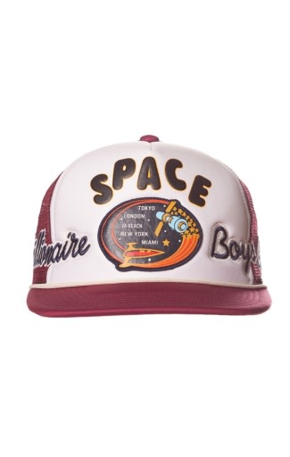 BB Space Trucker Hat, Rhododendron