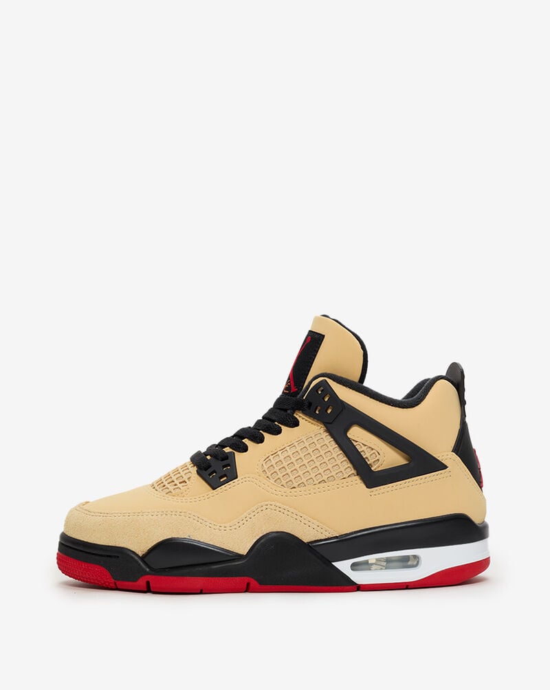 Kids Air Jordan Retro 4 "Sesame" Sneakers