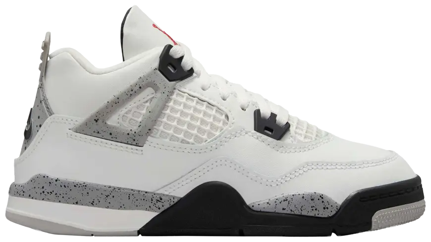 Air Jordan 4 Retro OG (PS) 'White Cement' 2025