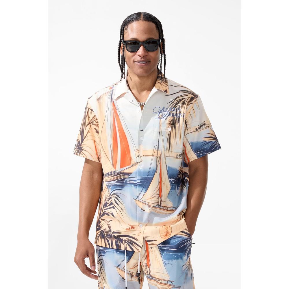 Men's Wanderlust S/S Party Shirt, Lauderdale