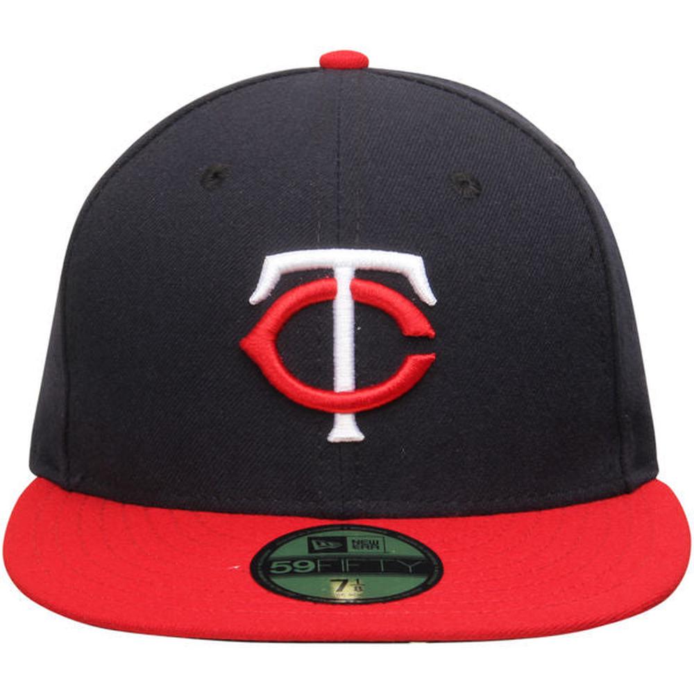 New Era Minnesota Twins MLB On-Field 59FIFTY Road Fitted Hat