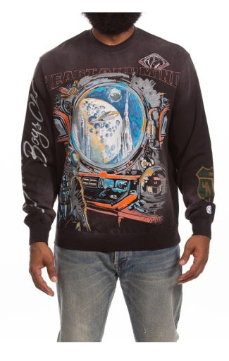 bb explore ls knit, black